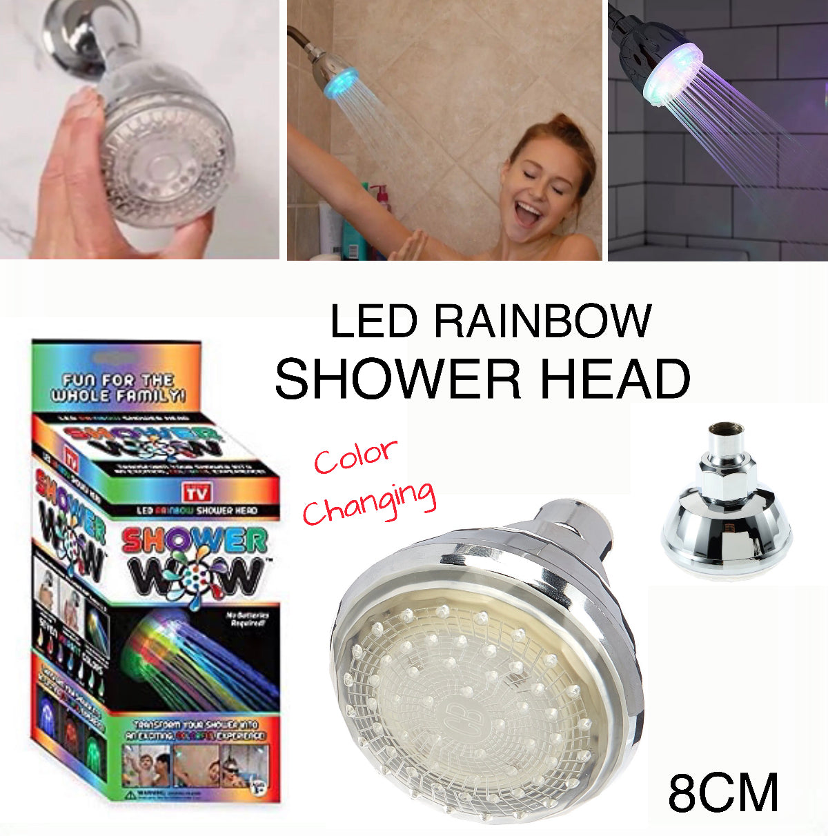 Wow LED Shower