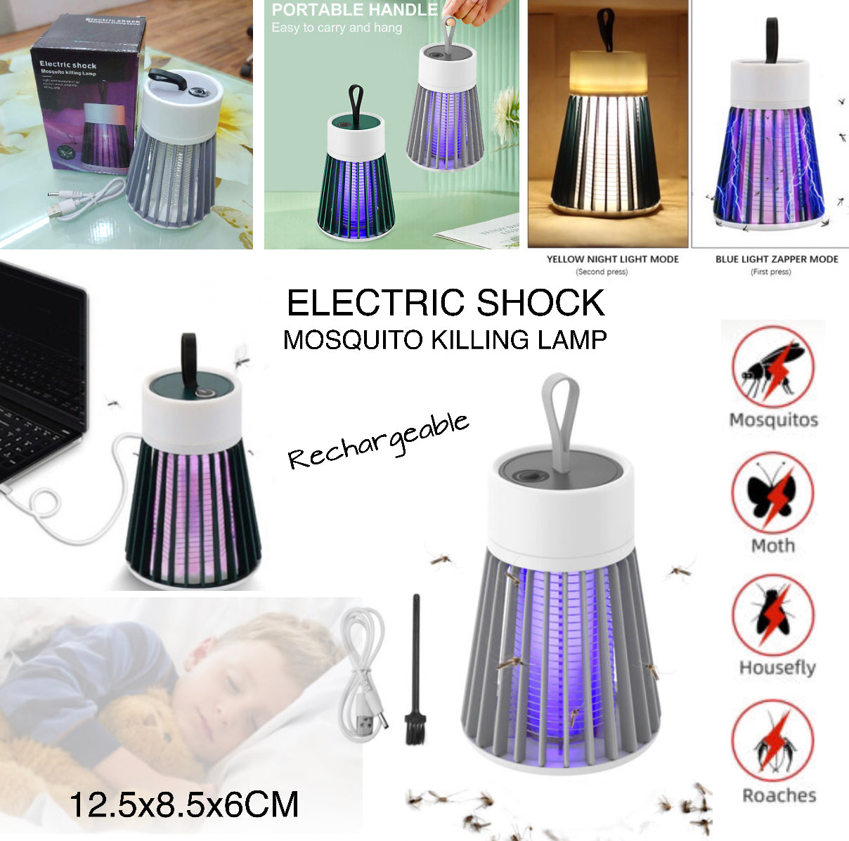 Mosquito Shock Lamp