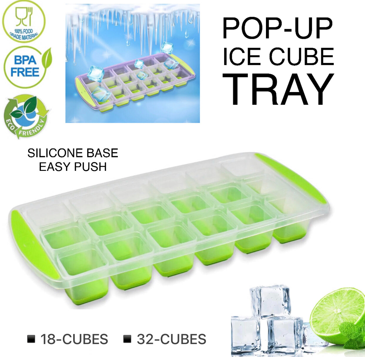 Pop-Up Ice Tray