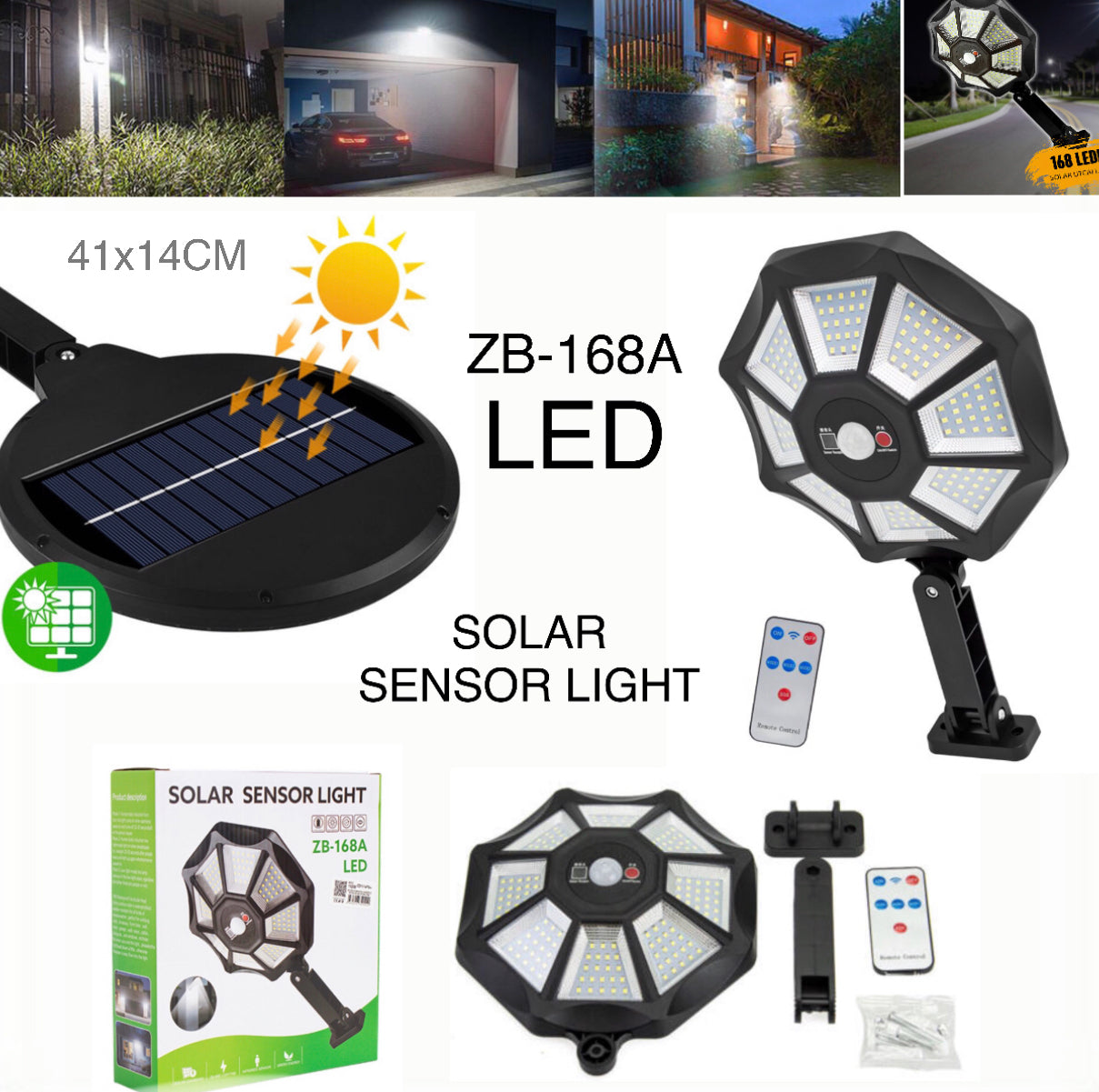 Solar Sensor Light 168A