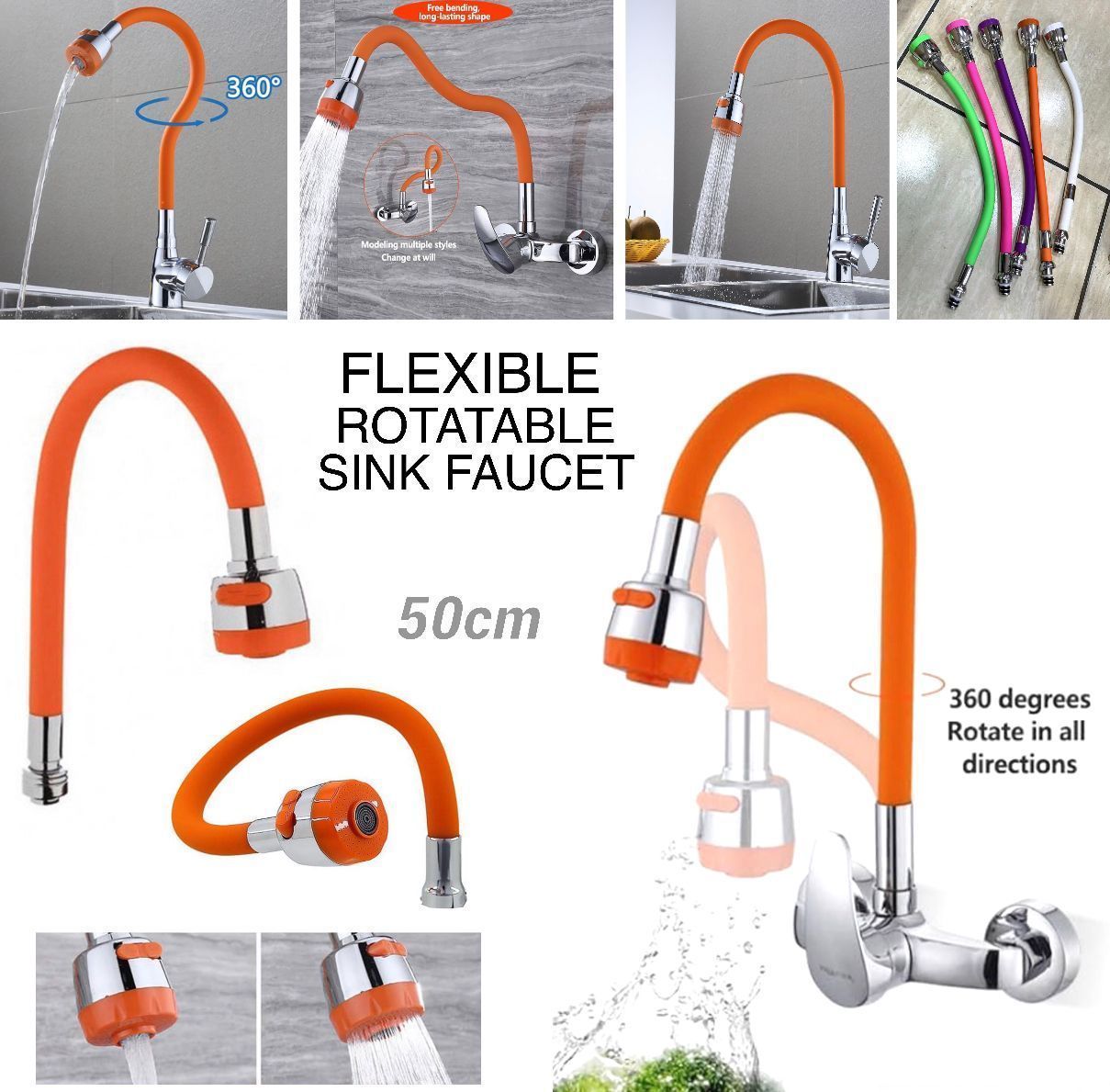 Flexible Colorful Faucet