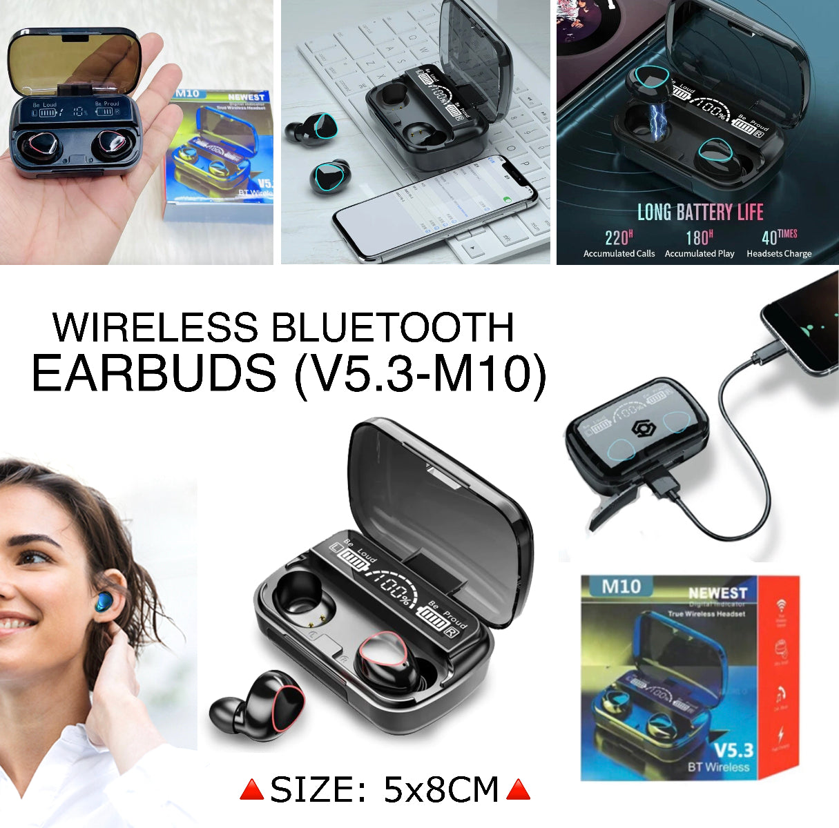 M10 Wireless Earbuds
