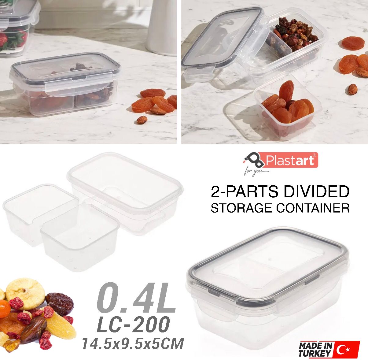 0.4L Divided Box