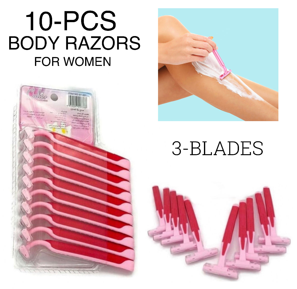 10-Pcs Razors (Women)