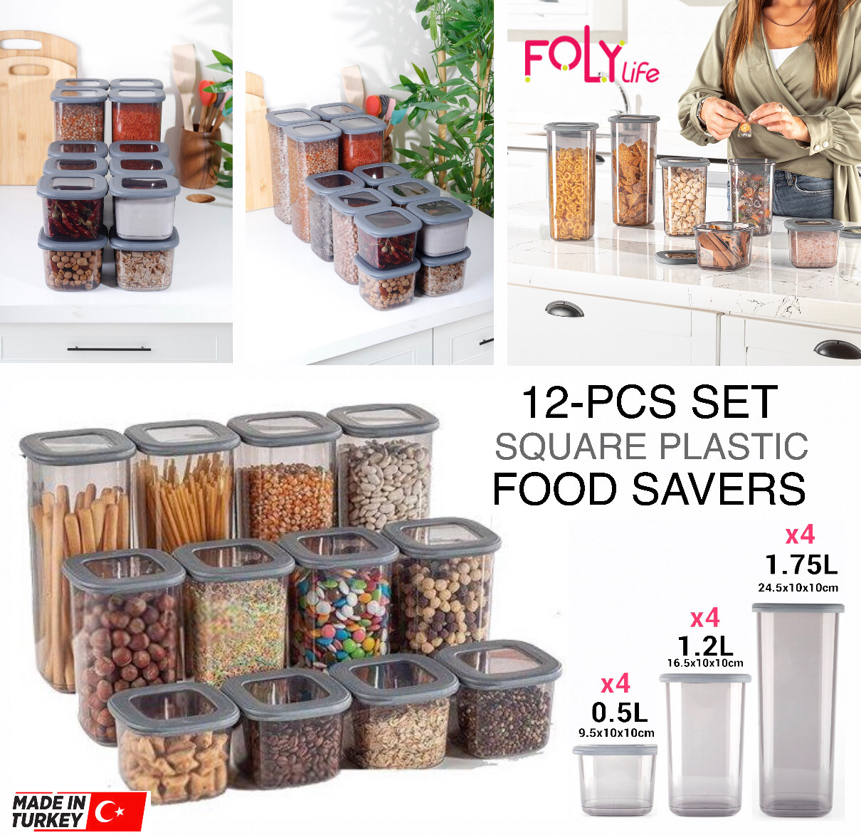 12-Pcs Food Savers