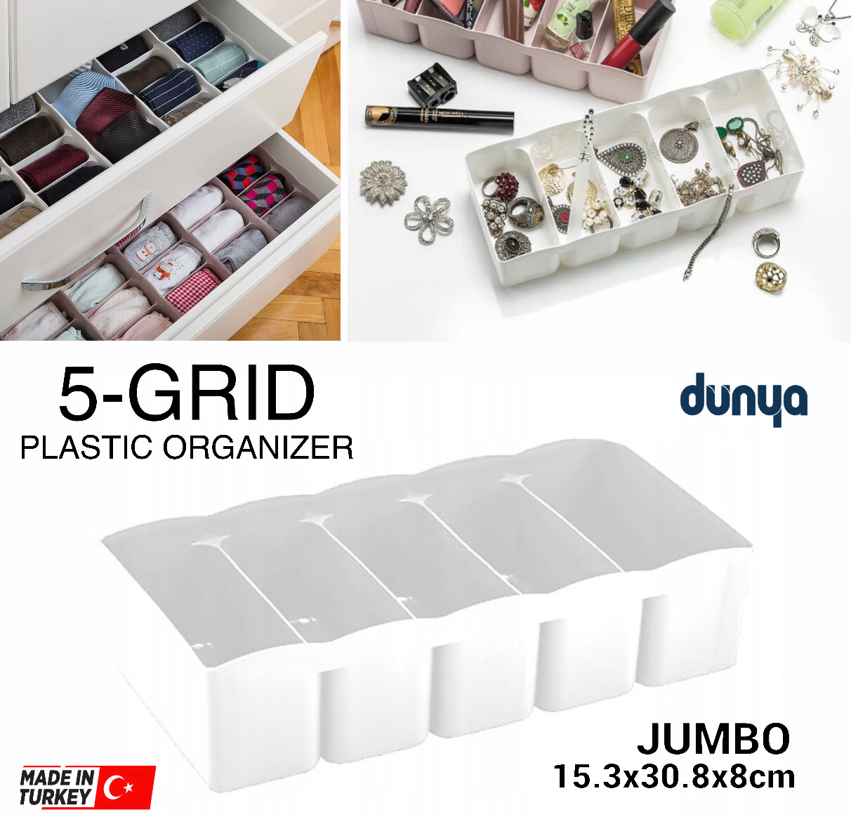 5-Grid Organizer (Jumbo)