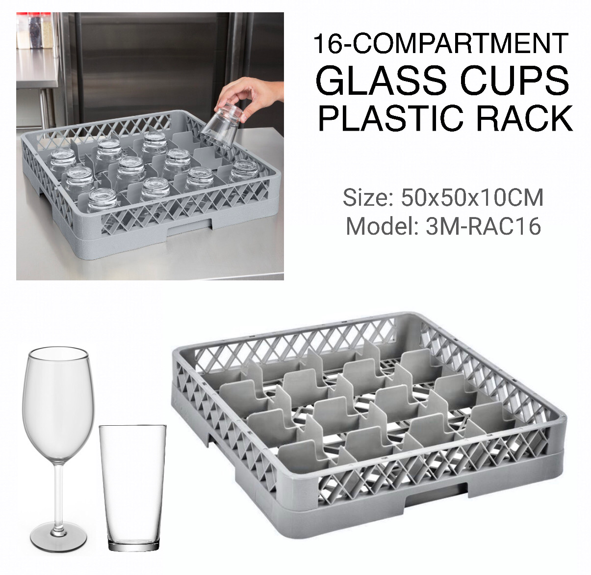 16 Glass Rack