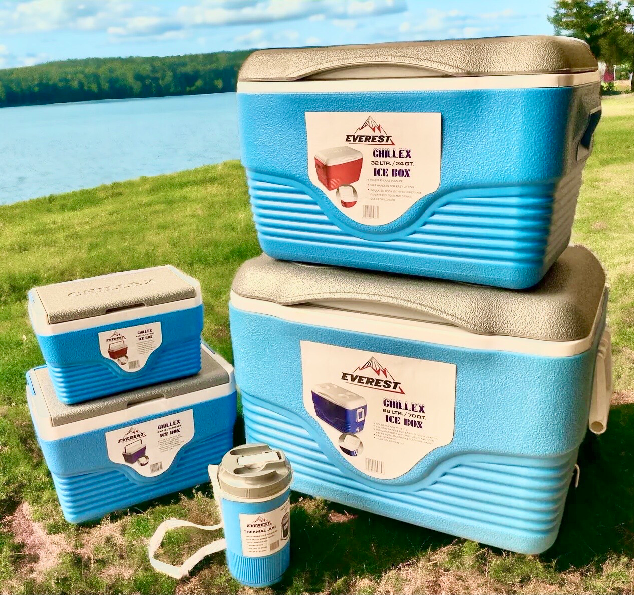 5-Pcs Cooler Set (Dark Blue)