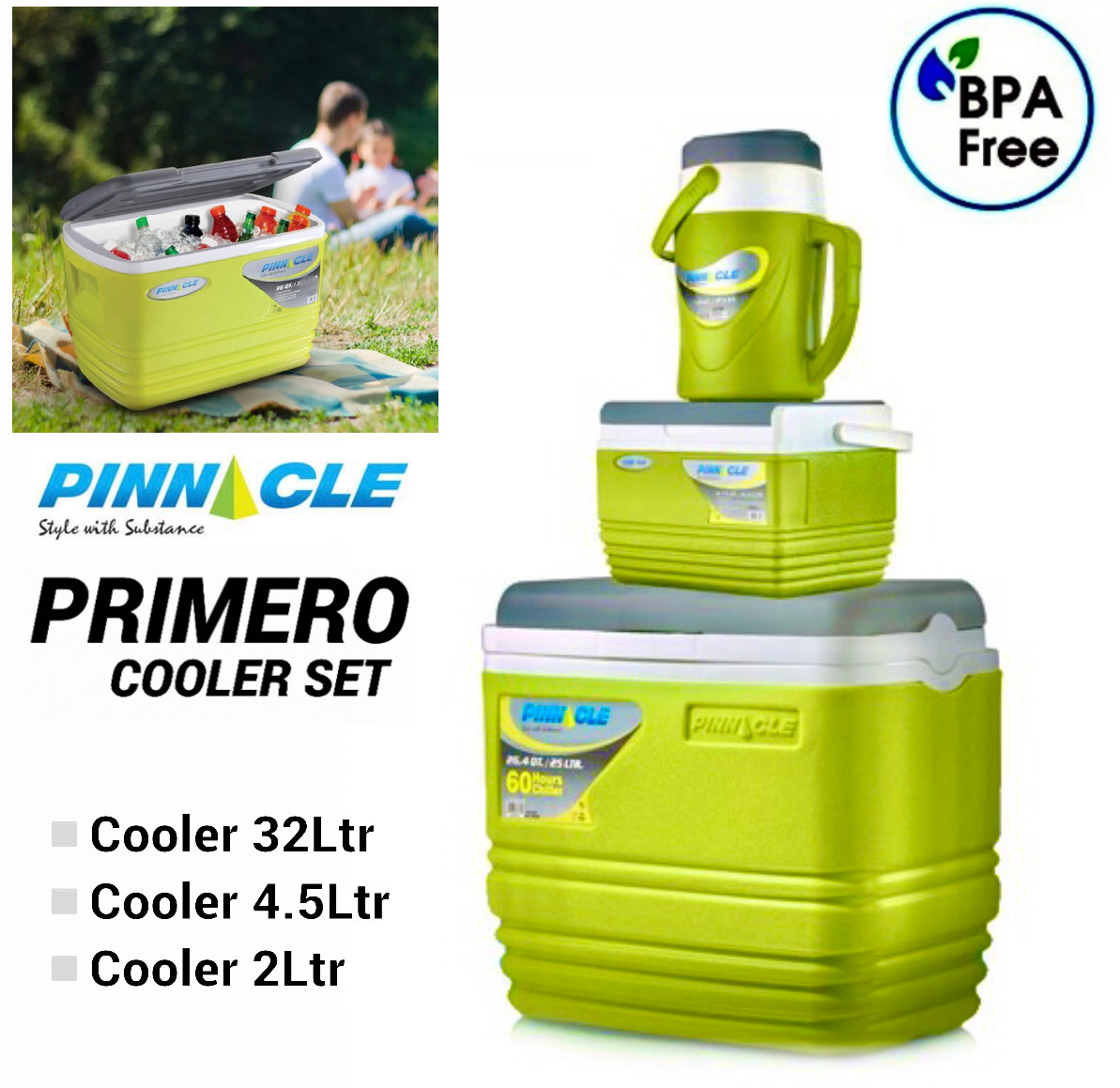 32L Cooler Set (Green)