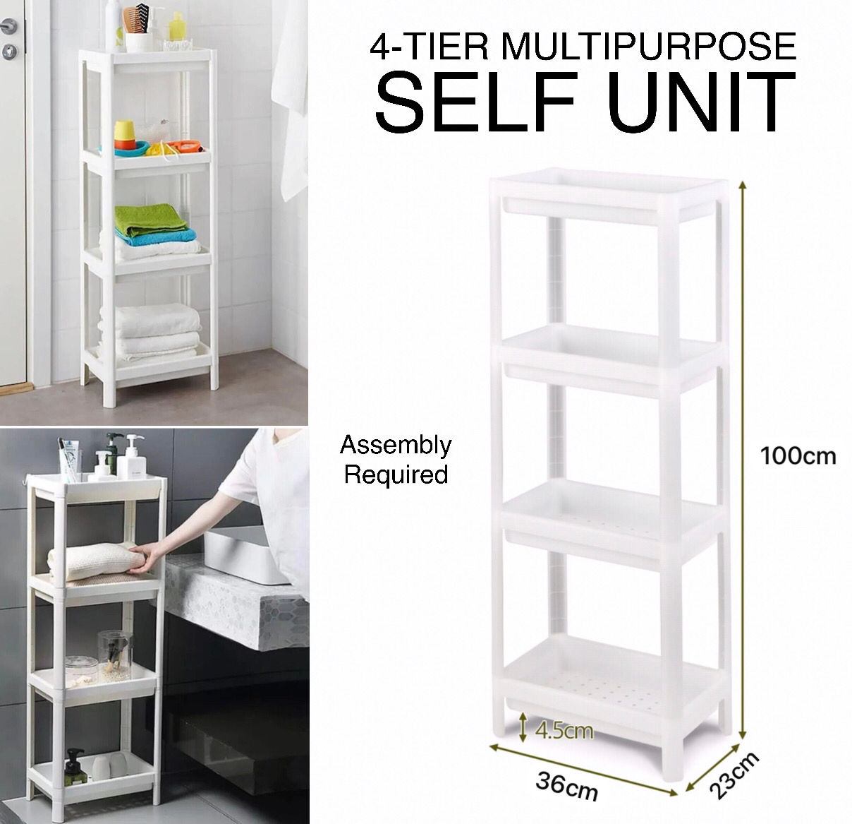 Shelf Unit (OM-1016) White