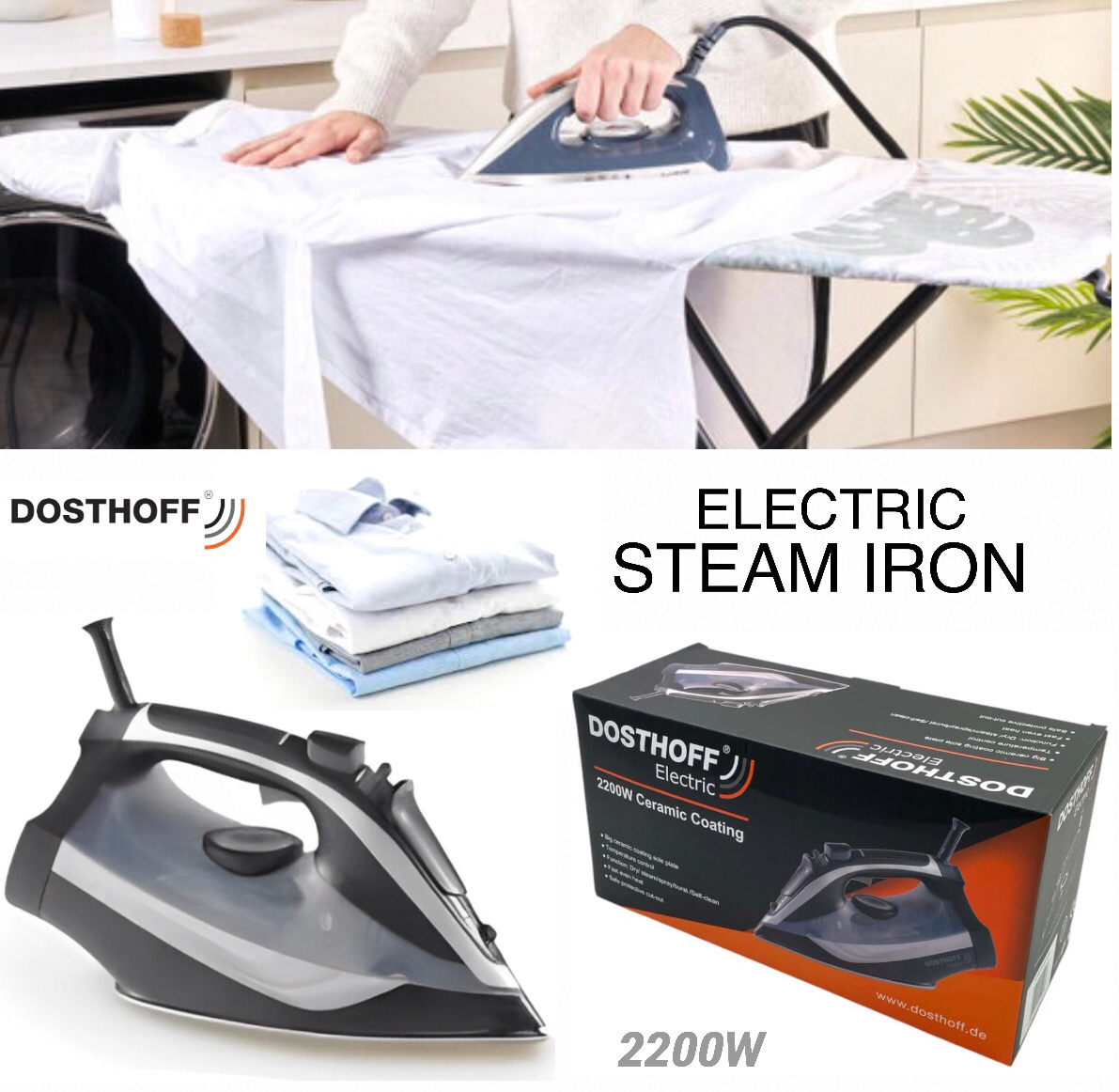“Dosthoff” Steam Iron