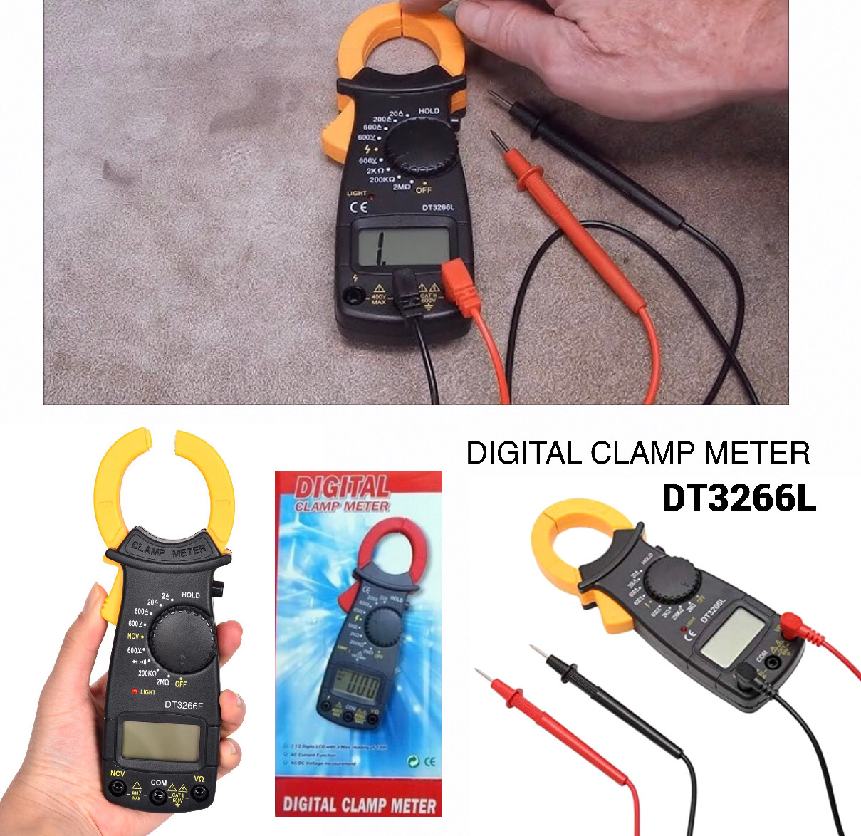 Clamp Meter (DT3266L)