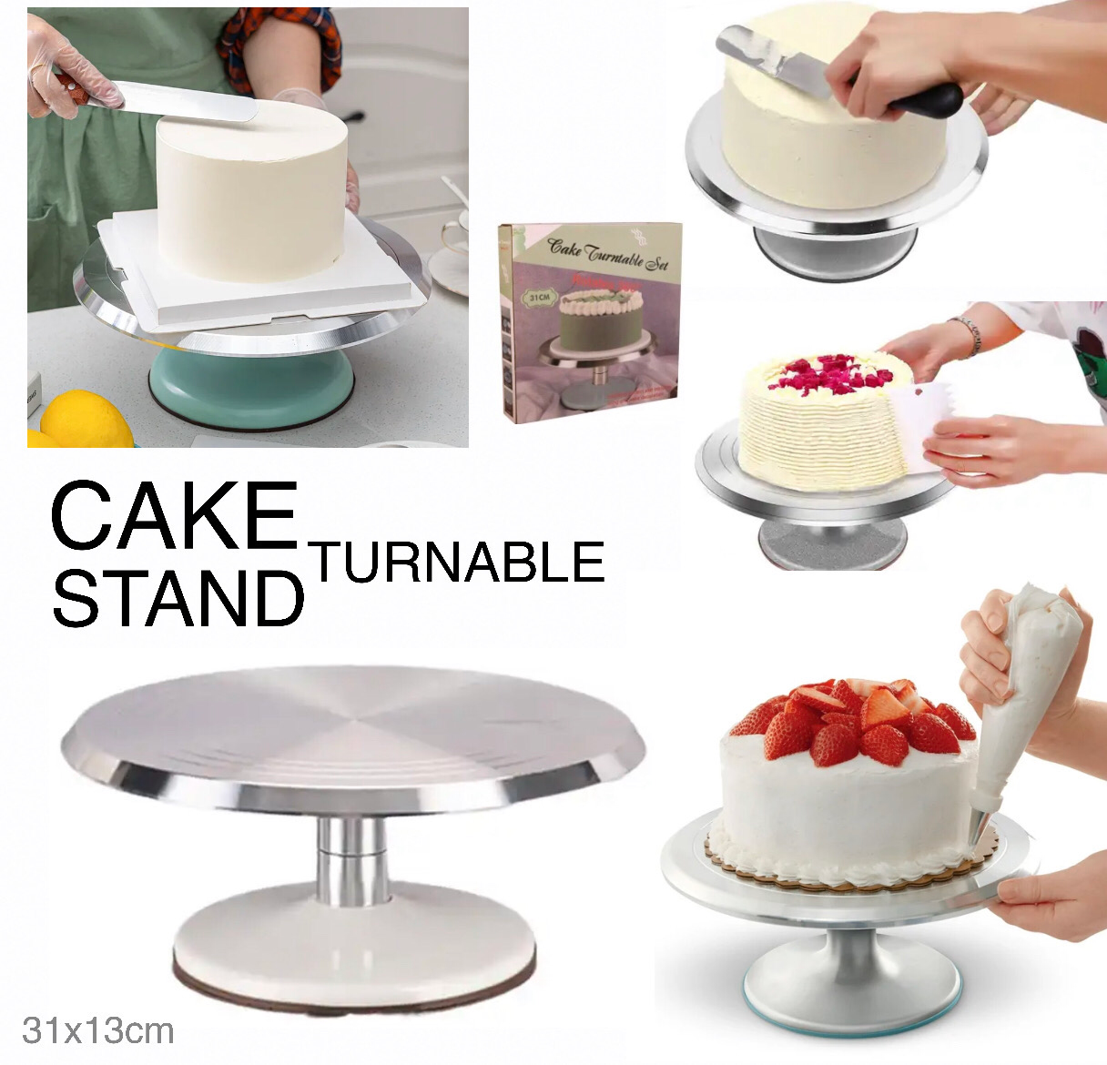 Cake Turnable Stand