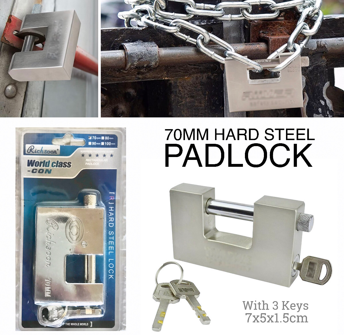 Hard Steel Padlock