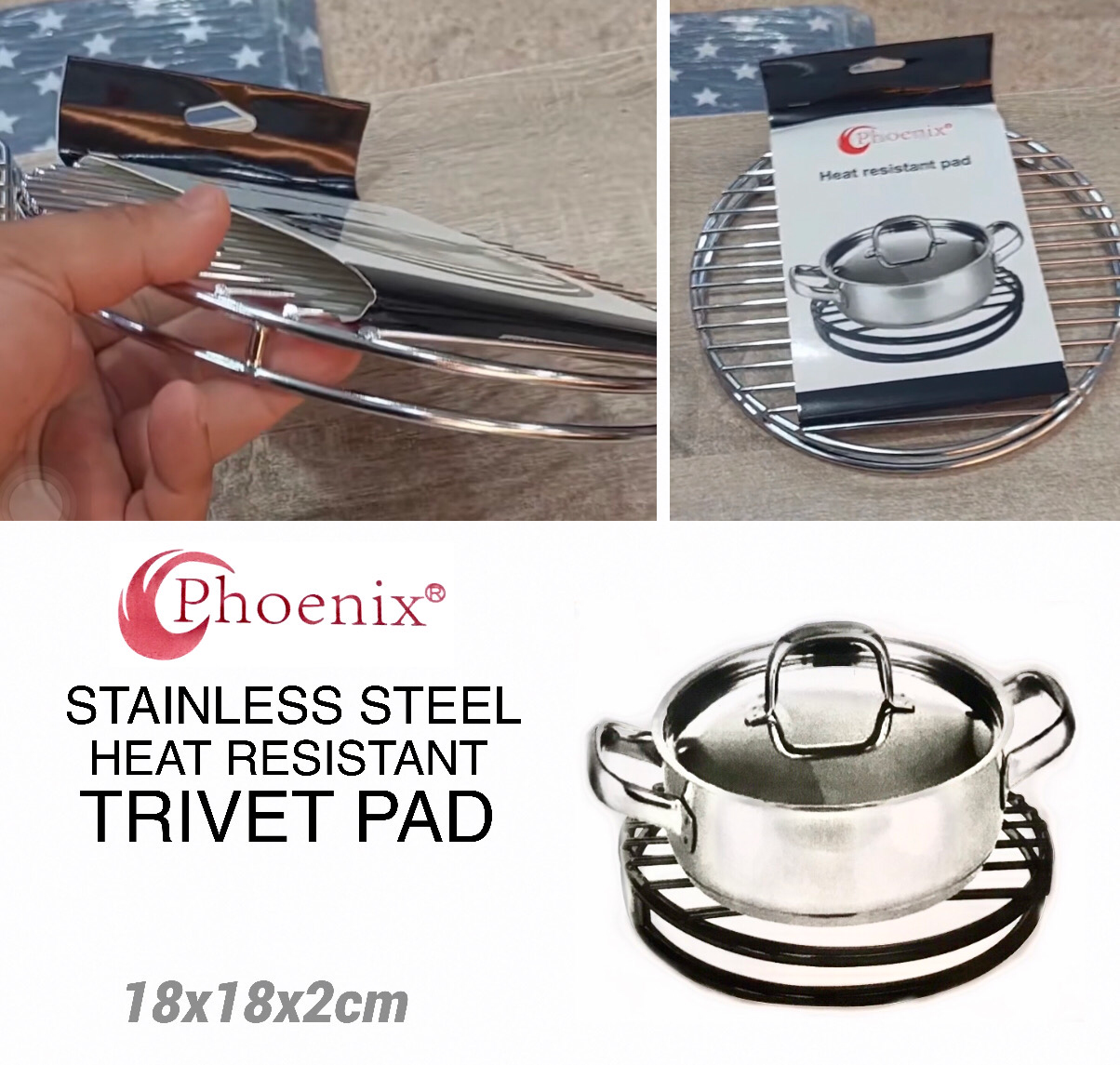 Metal Round Trivet