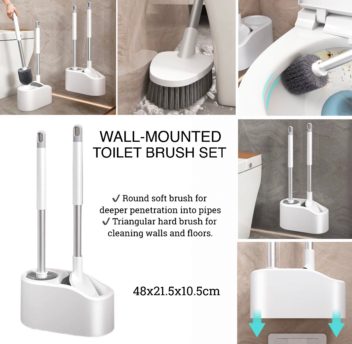 Toilet Brush Set