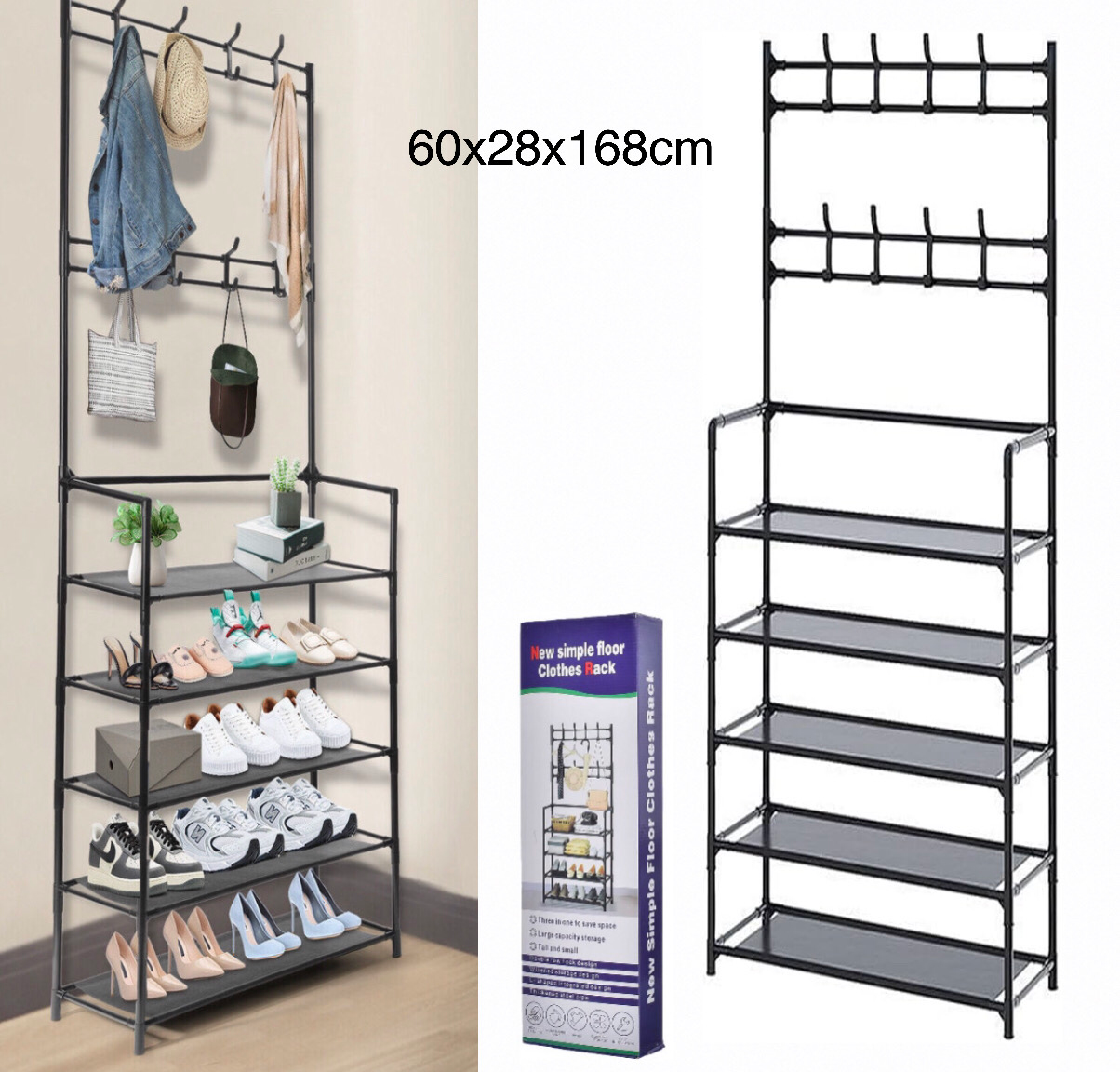5-Tier Coat Rack