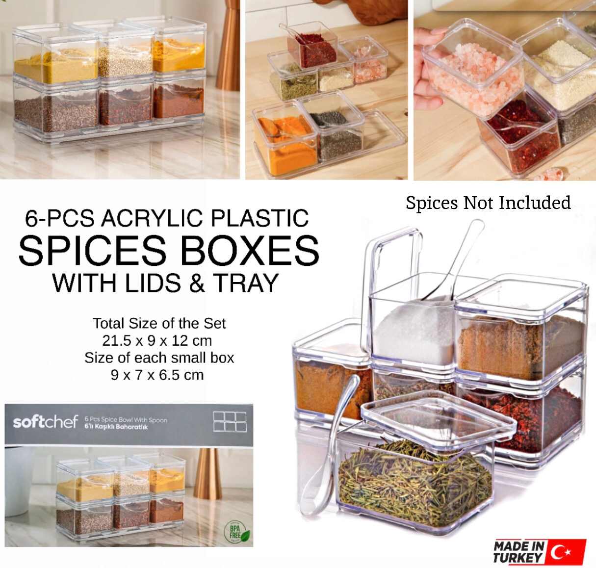 Spice Boxes Set