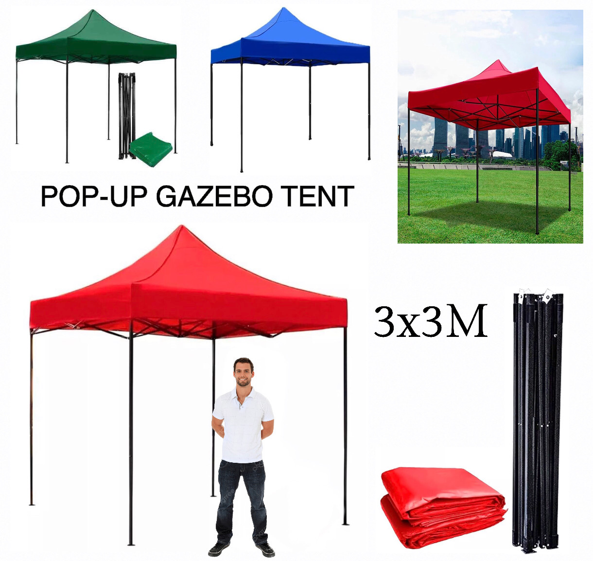 Pop-Up Tent (3x3M)