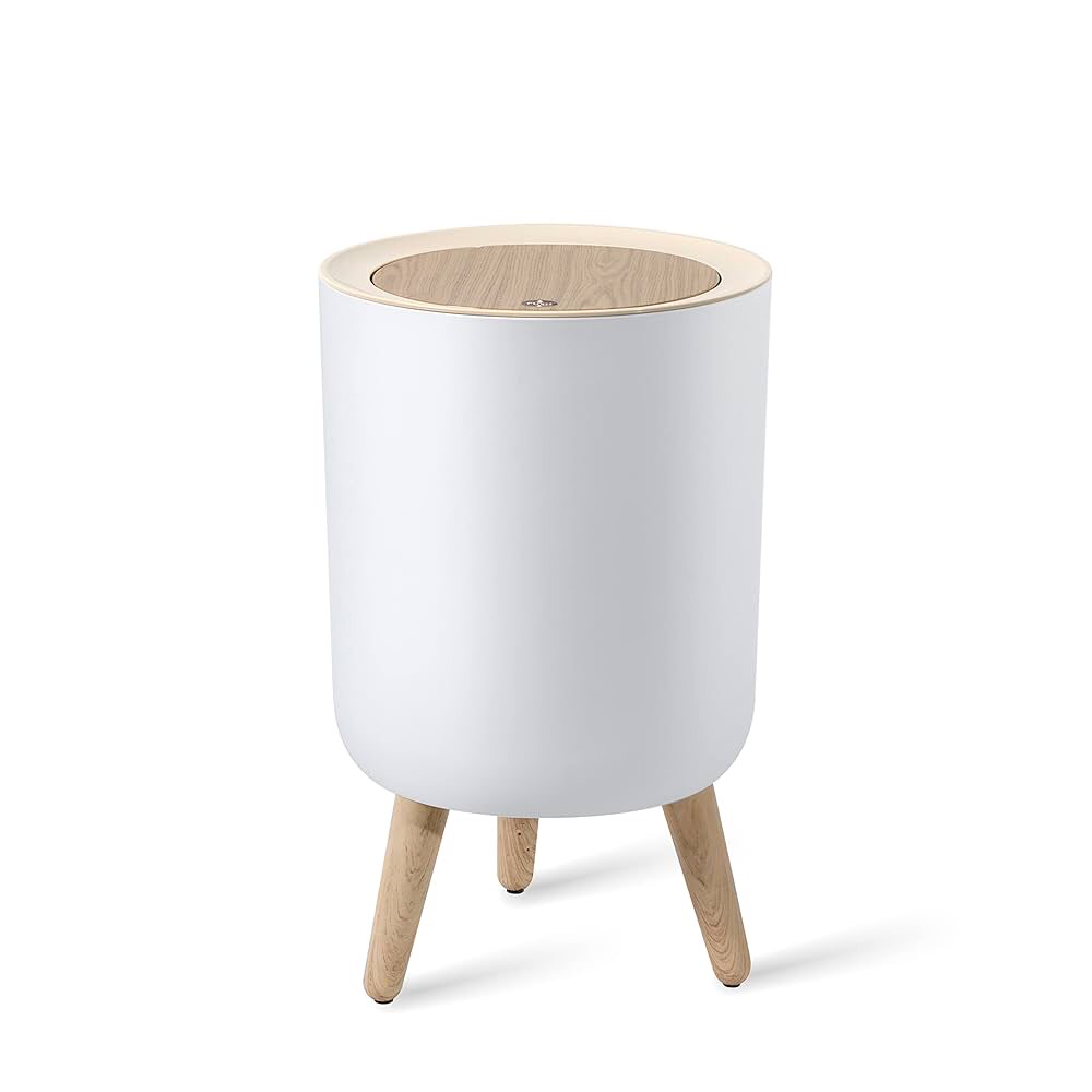 Push Up Lid Trashbin