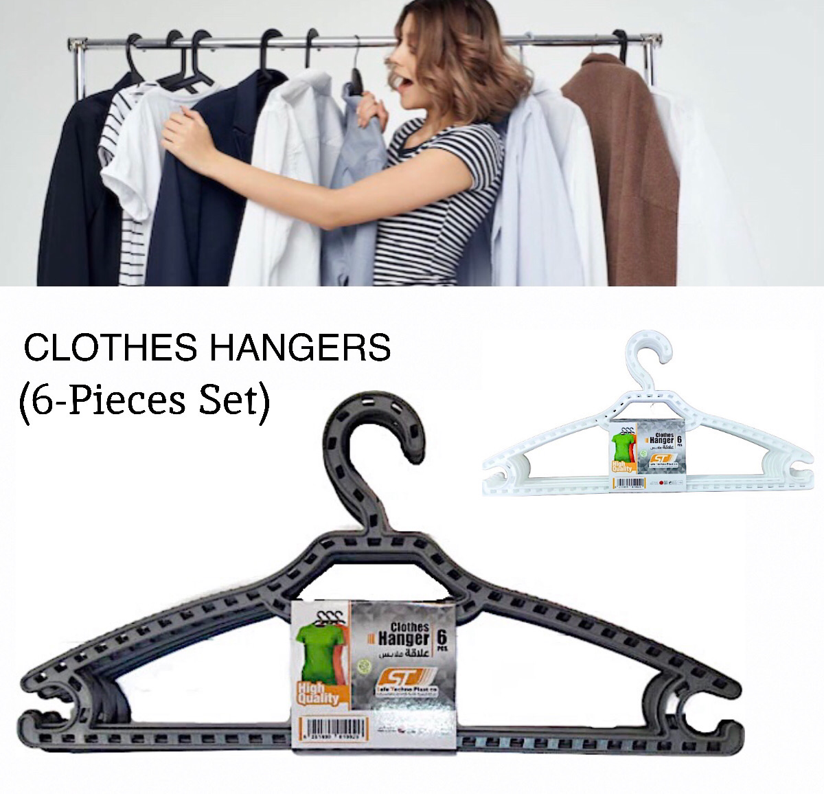 6-Pcs Hangers (ST)