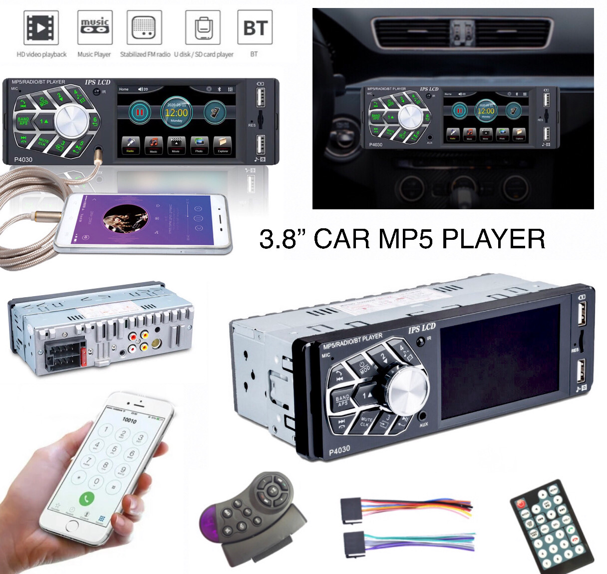 Car MP5 Player (P4030)