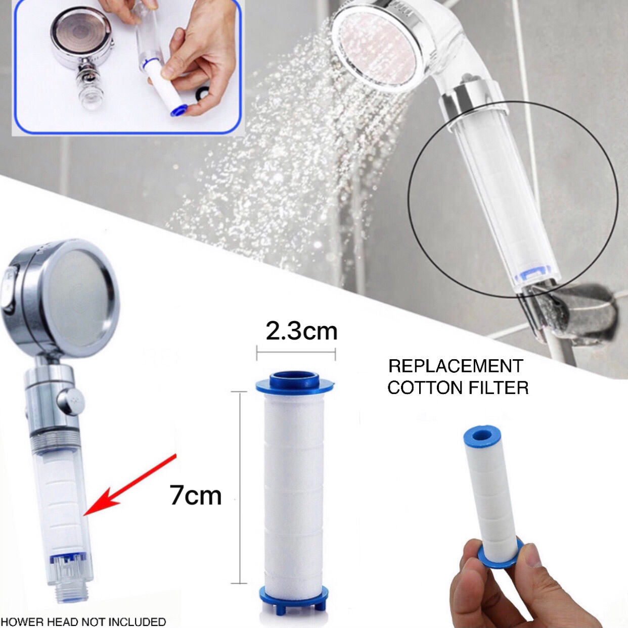 PP Cotton Filter (7cm)