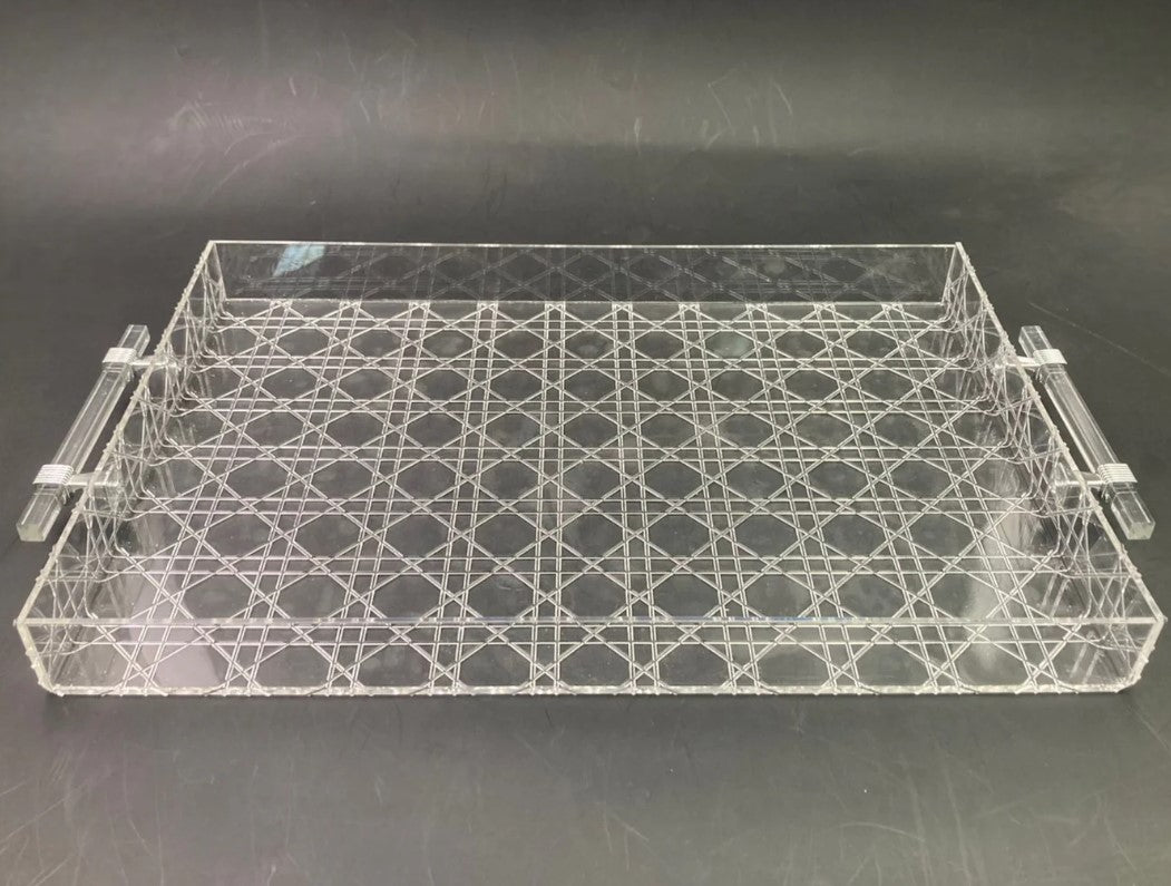 Large Acrylic Serving Tray 51 cm