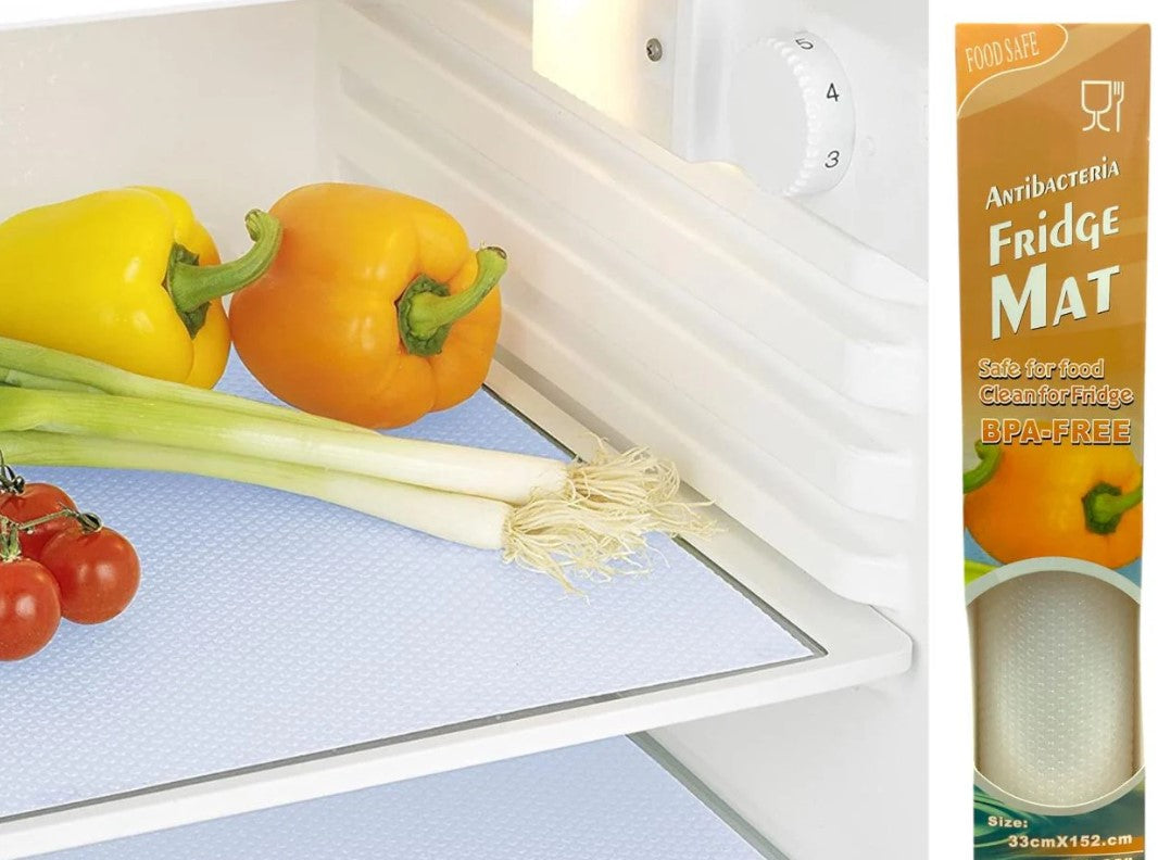Antibacterial Transparent Fridge Mat 33 x 152 cm