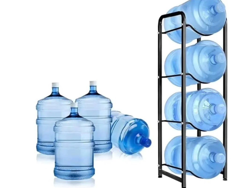 4 tiers Metallic Cooler Bottle Holder