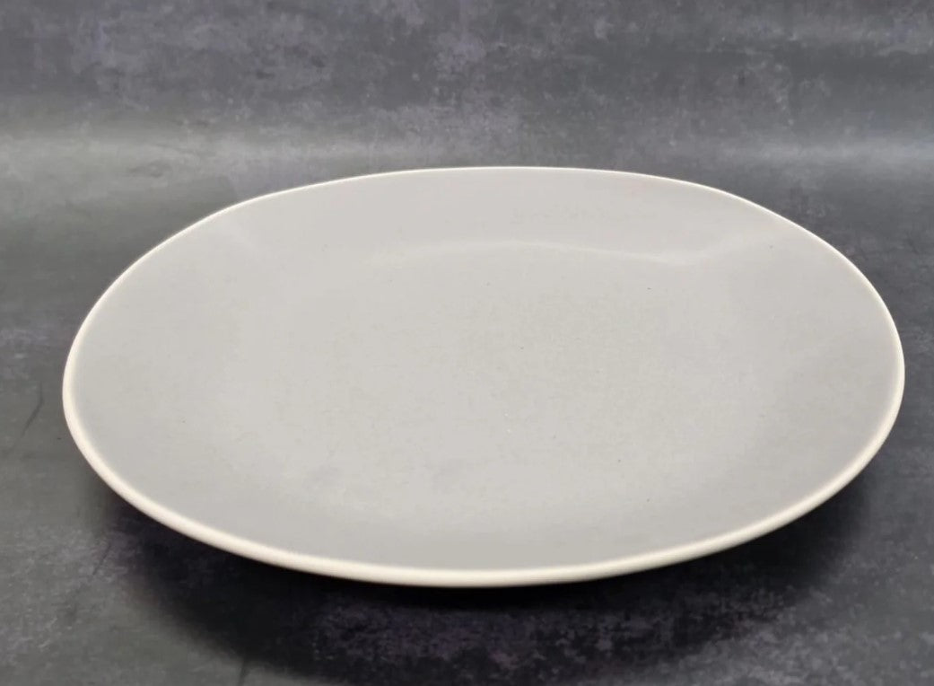 Dosthoff Matt Gray with White Rim Salad Plate 22 cm