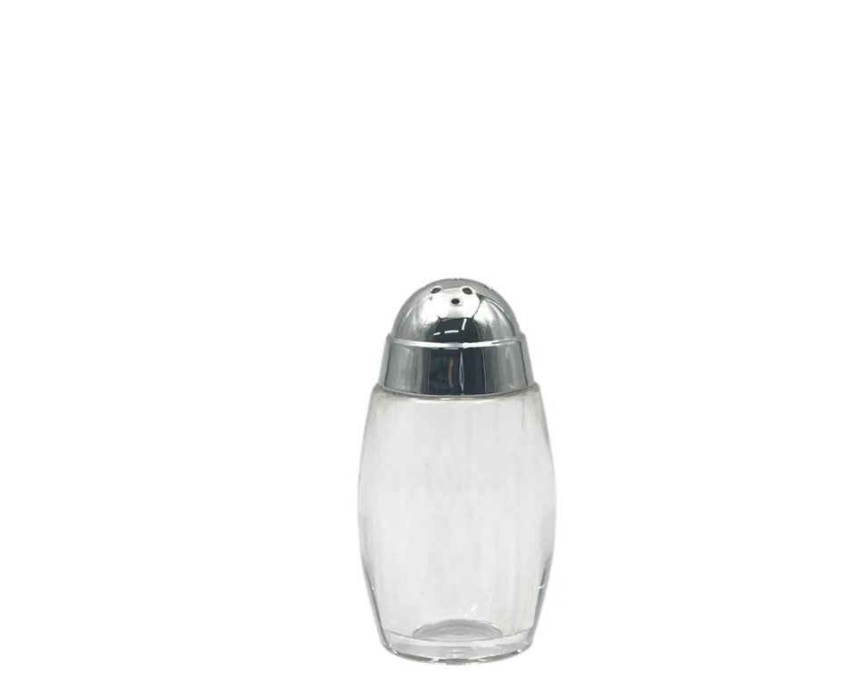 Acrylic salt and pepper shaker Dome Chrome Plated Cover