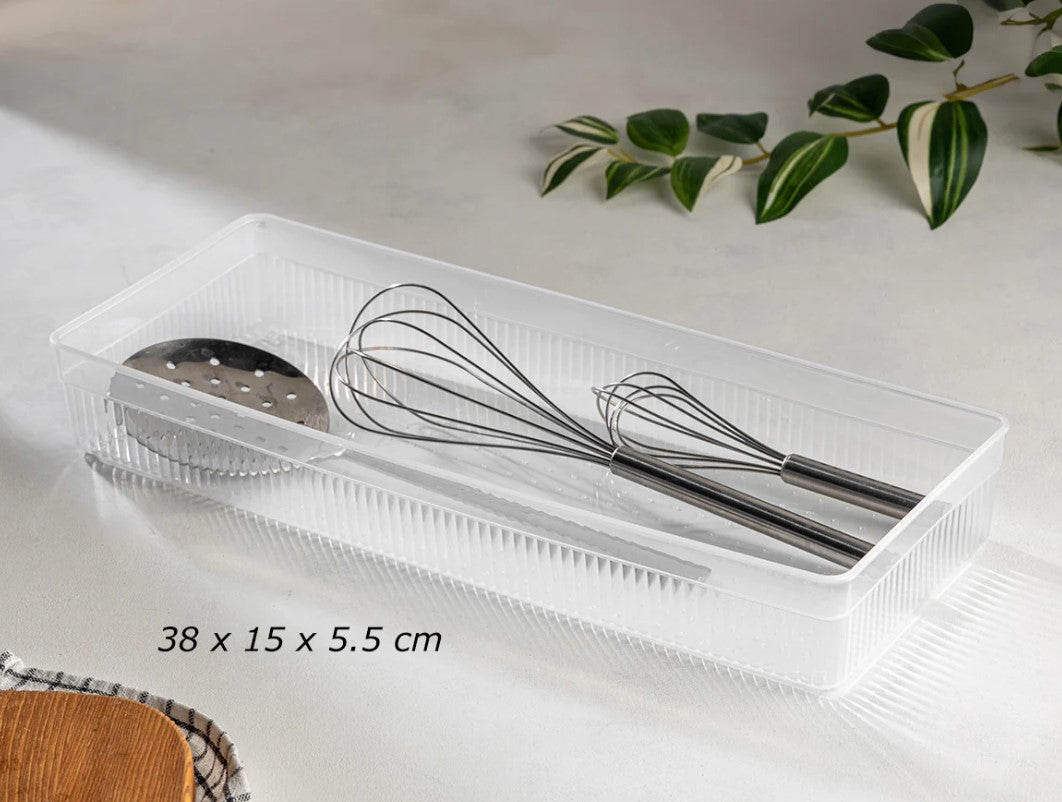 Transparent Drawer Organizer 38x15 cm