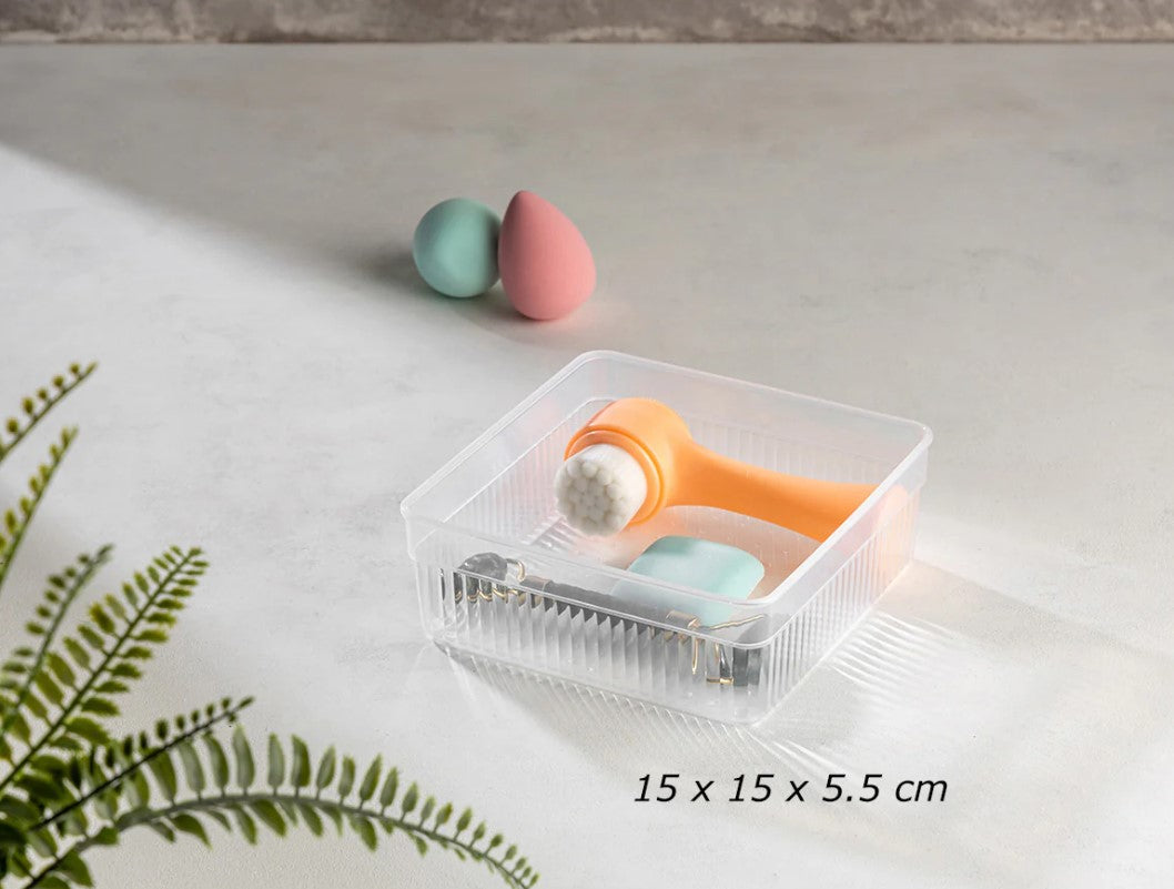 Transparent Drawer Organizer 15x15 cm