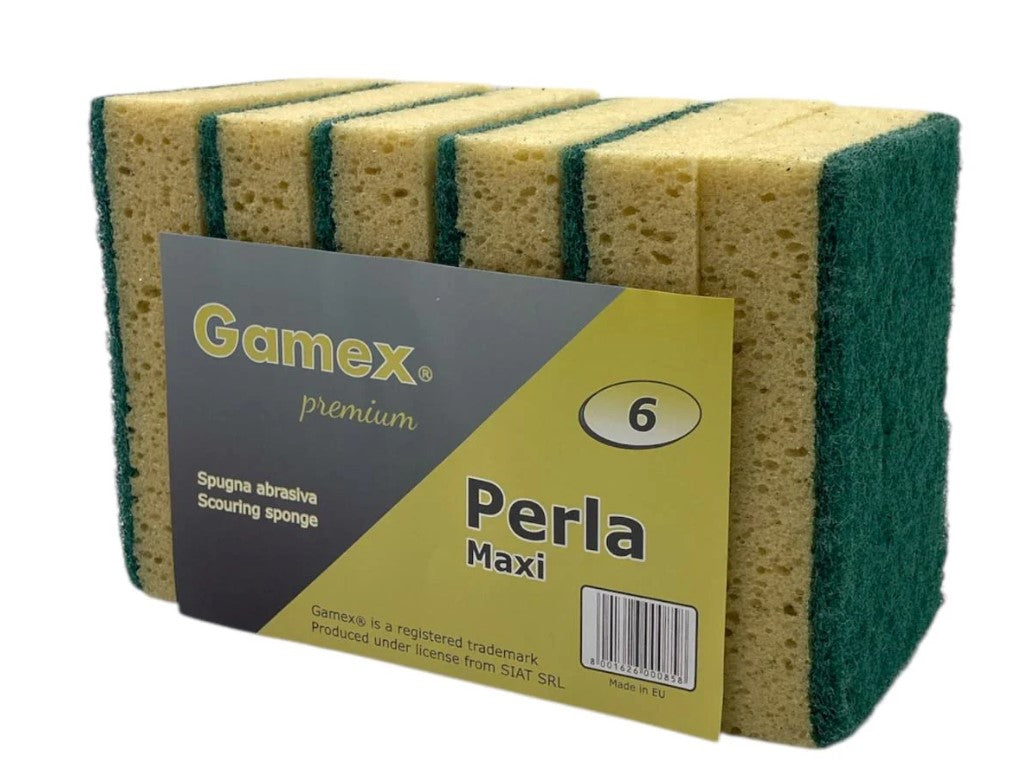 Gamex Premium Scouring Sponge Perla Maxi X6