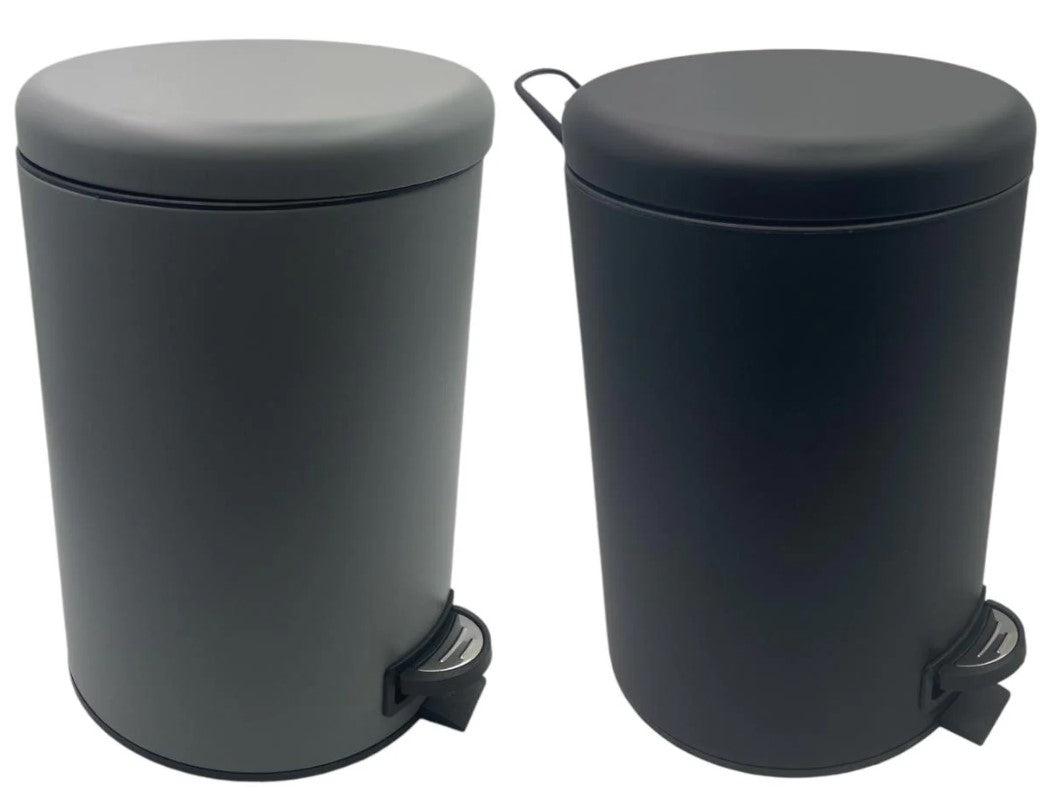 Soft Matt Color SS Dustbin with pedal 12 L