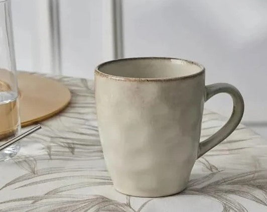 Dosthoff Beige Reactive Glaze Mug 13 Oz