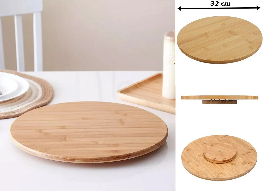 Bamboo Lazy Susan 32 cm