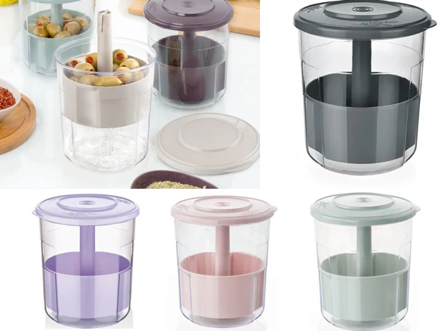 Olive Saver Box with Strainer and Picker 1.5L
