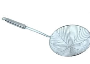 Large Stainless Steel Spider Strainer Skimmer Ladle