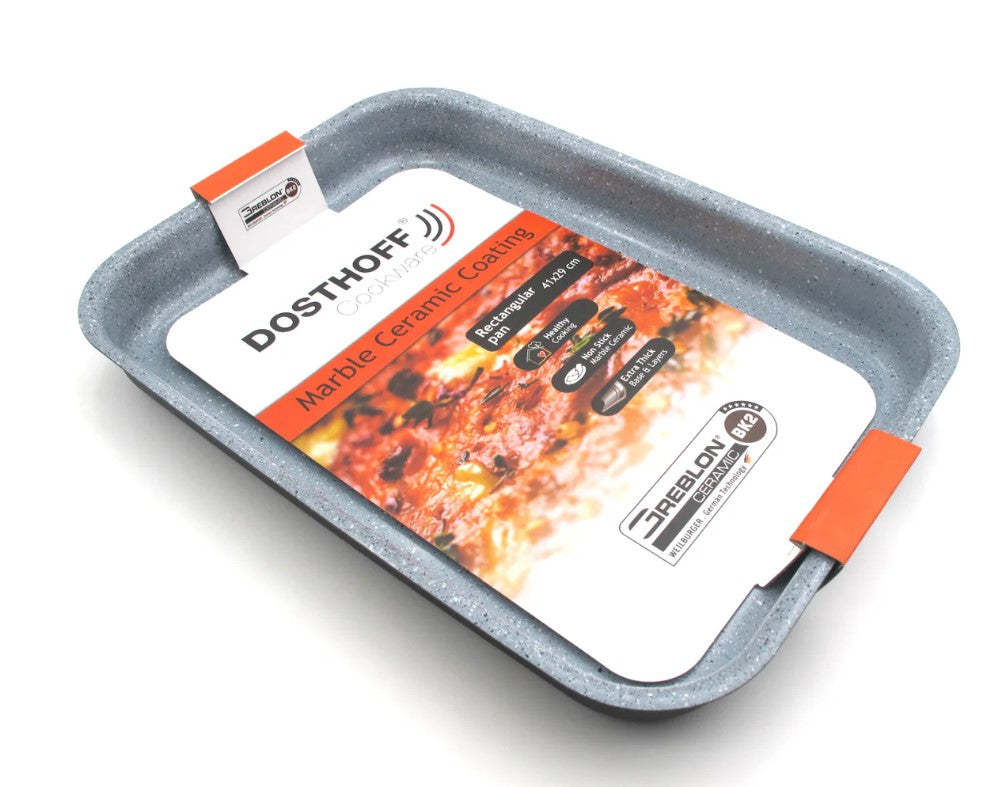 DOSTHOFF RECTANGULAR OVEN TRAY BLACK 41 CM