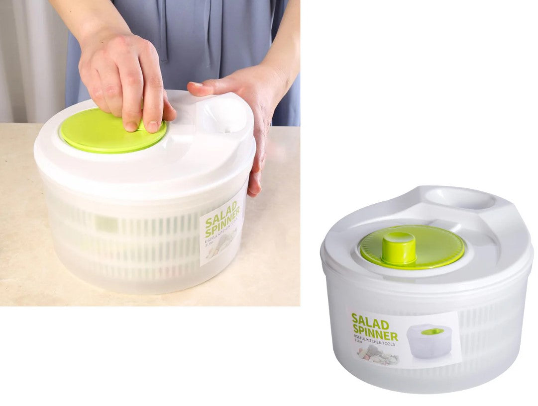 Salad Spinner 3L with Straight Sides