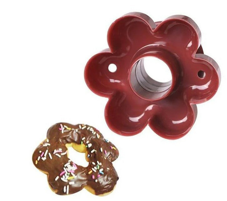 Flower Plastic Donut Cutter