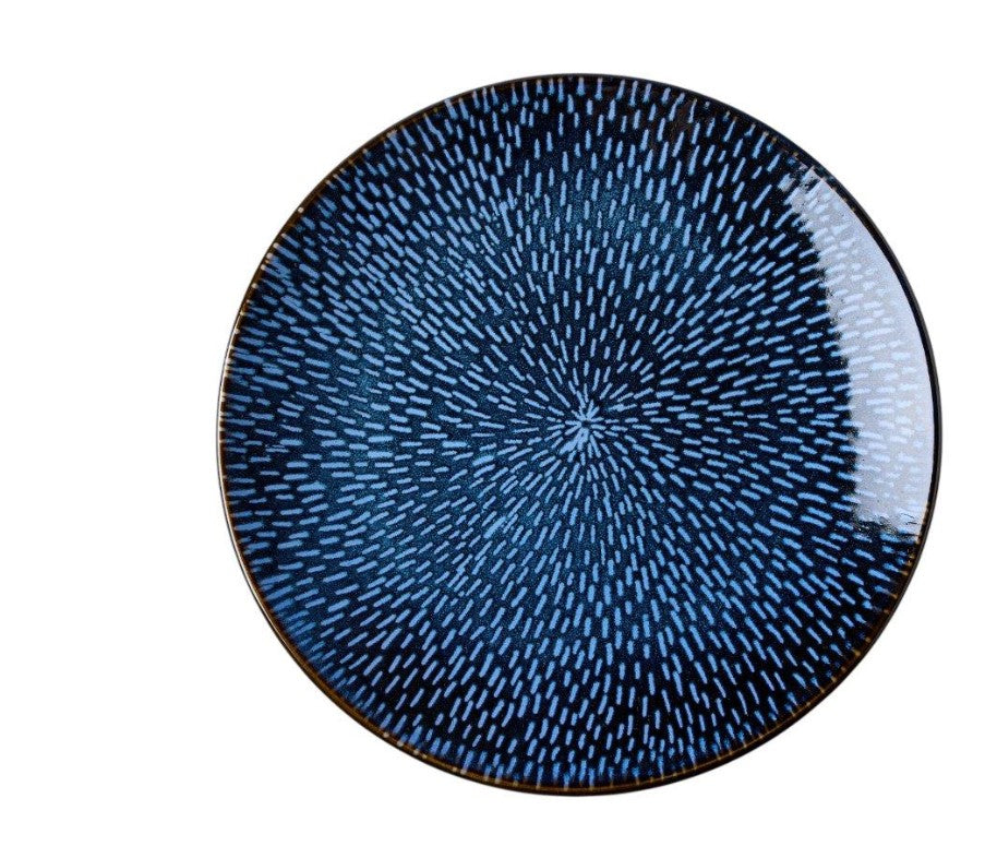 Dosthoff "Starry" Blue Glazed Side Plate 22 cm