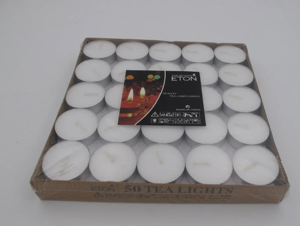 Tea light candles X50