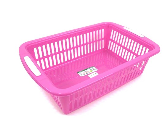 Colorful plastic large basket