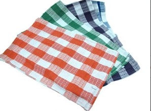 Squared pattern dishtowels X2