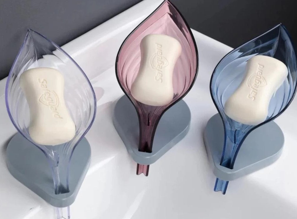Leaf Shape Soap Holder with Drainer