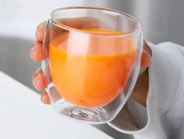 Double Wall Glass Cup 250 ml - 9 cm