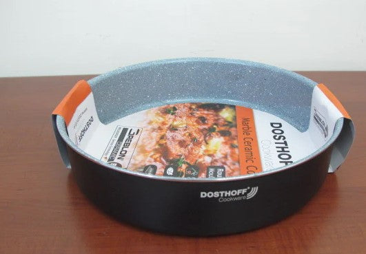 DOSTHOFF ROUND OVEN TRAY BLACK 24 CM
